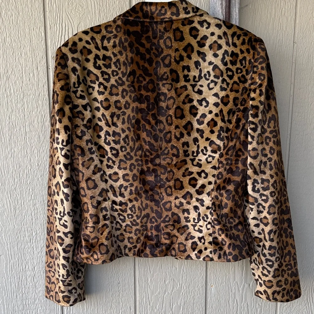 Spiegel Animal Print Women's Blazer - Picture 6 of 10